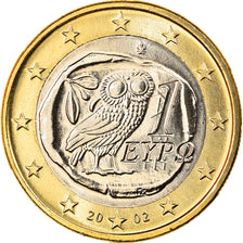Greece, Euro, 2002, Athens, MS(65-70), Bi-Metallic, KM:187