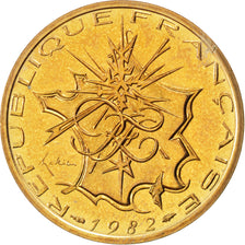 Moneda, Francia, Mathieu, 10 Francs, 1982, SC, Níquel - latón, KM:940