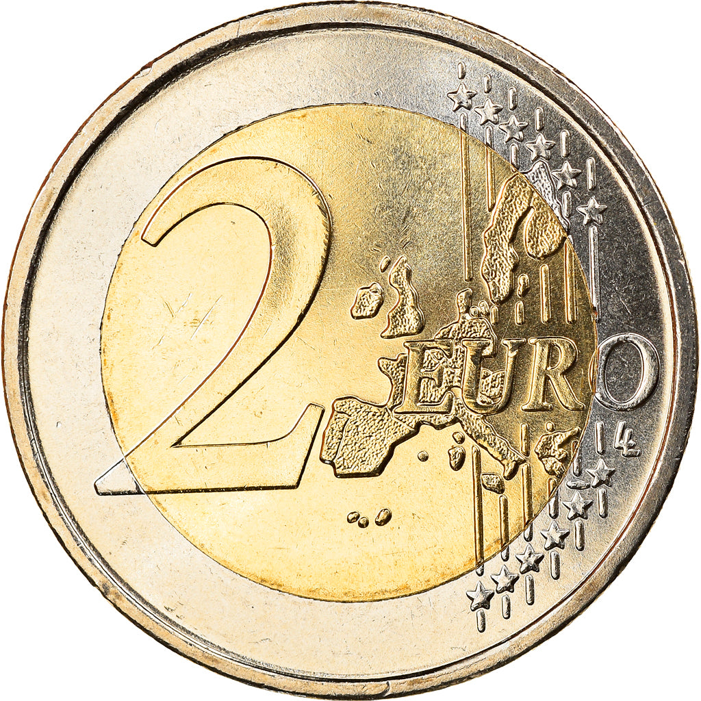 Greece, 2 Euro, 2002, Athens, MS(65-70), Bi-Metallic, KM:188