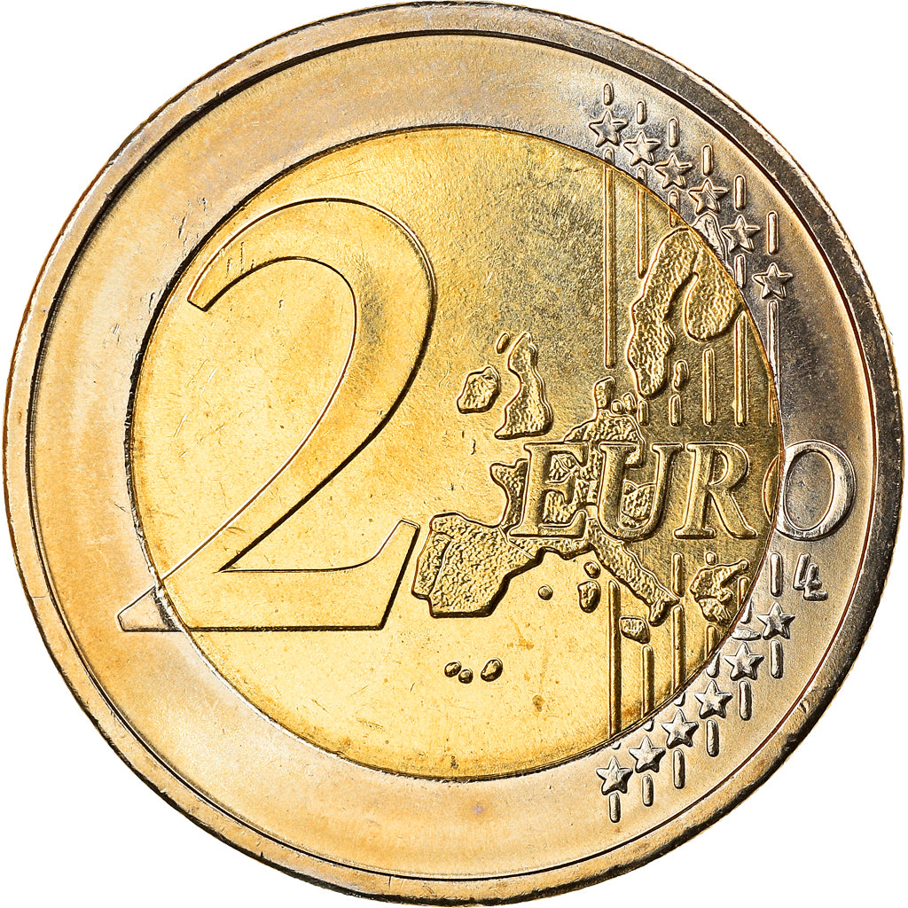 Greece, 2 Euro, 2002, Athens, MS(65-70), Bi-Metallic, KM:188