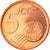 Grécia, 5 Euro Cent, 2003, Athens, MS(65-70), Aço Cromado a Cobre, KM:183