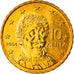 Griekenland, 10 Euro Cent, 2004, Athens, FDC, Tin, KM:184