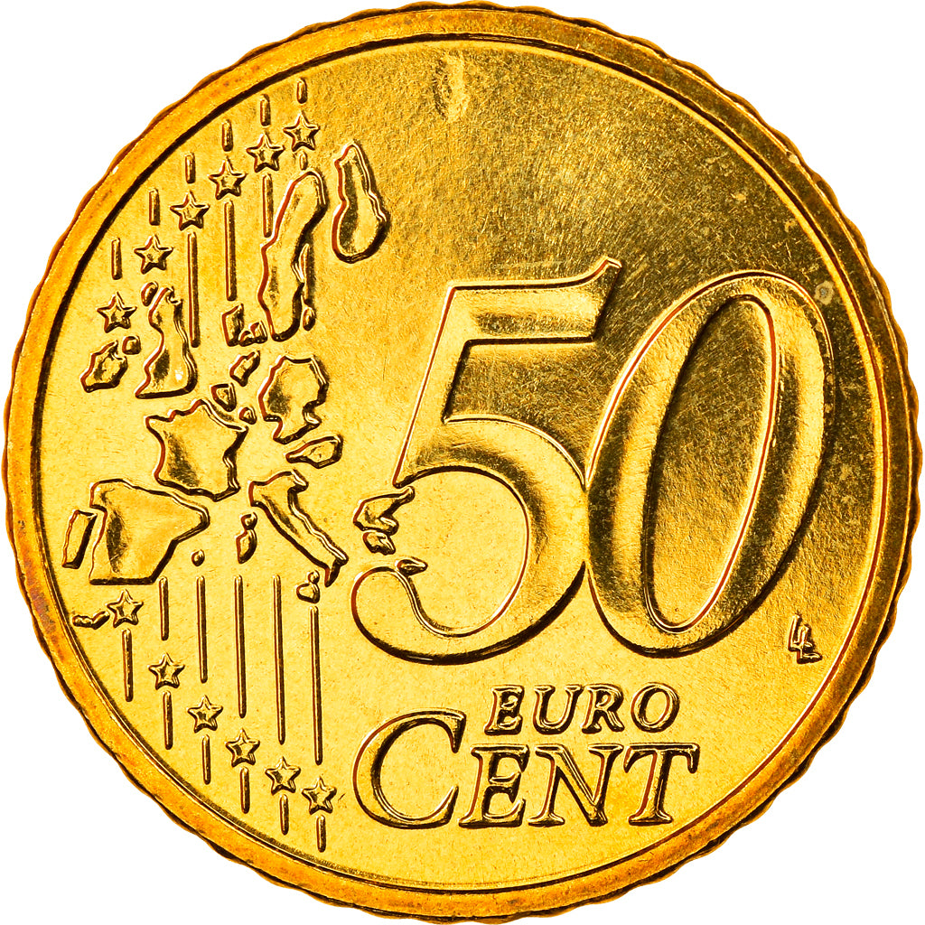 Grecia, 50 Euro Cent, 2004, Athens, FDC, Ottone, KM:186