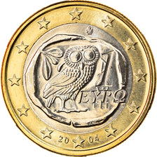 Greece, Euro, 2004, Athens, MS(65-70), Bi-Metallic, KM:187