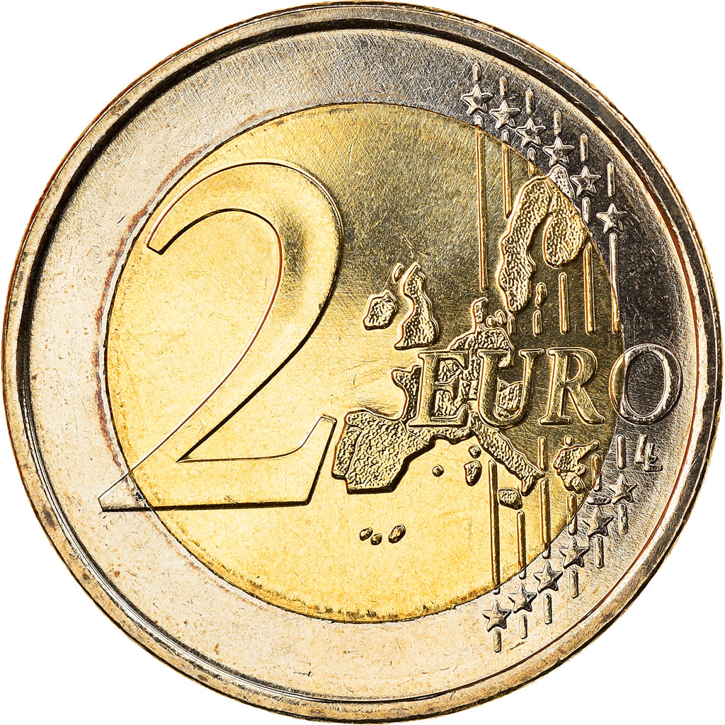 Greece, 2 Euro, 2004, Athens, MS(65-70), Bi-Metallic, KM:188