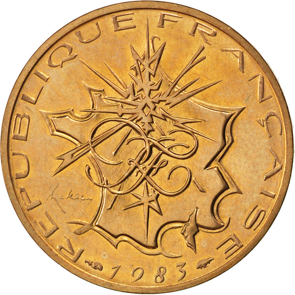 Moneta, Francia, Mathieu, 10 Francs, 1983, SPL, Nichel-ottone, KM:940