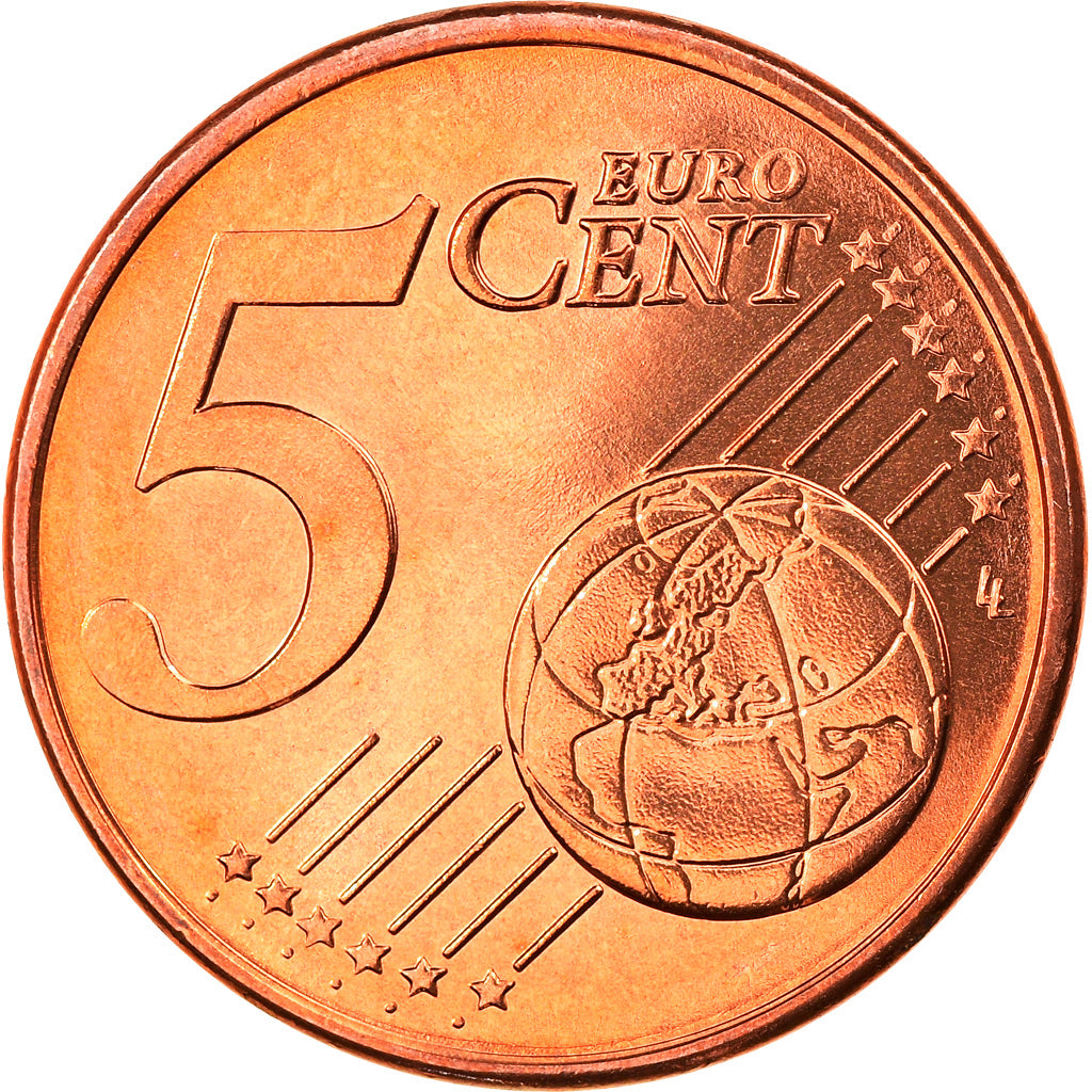 Griekenland, 5 Euro Cent, 2005, Athens, FDC, Copper Plated Steel, KM:183