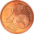 Grécia, 2 Euro Cent, 2006, Athens, MS(65-70), Aço Cromado a Cobre, KM:182