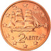 Griekenland, 2 Euro Cent, 2007, Athens, FDC, Copper Plated Steel, KM:182