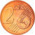 Griechenland, 2 Euro Cent, 2007, Athens, STGL, Copper Plated Steel, KM:182