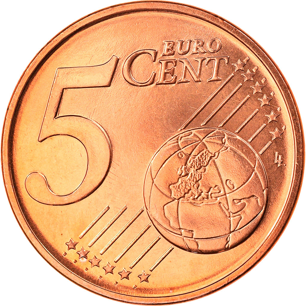 Griechenland, 5 Euro Cent, 2007, Athens, STGL, Copper Plated Steel, KM:183