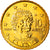Grécia, 10 Euro Cent, 2007, Athens, MS(65-70), Latão, KM:211