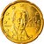 Grécia, 20 Euro Cent, 2007, MS(65-70), Latão, KM:212