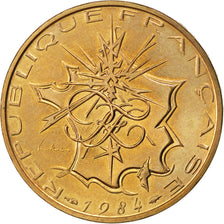 Coin, France, Mathieu, 10 Francs, 1984, MS(63), Nickel-brass, KM:940