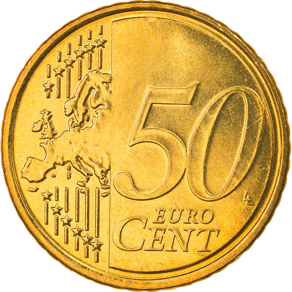 Grecia, 50 Euro Cent, 2007, FDC, Ottone, KM:213