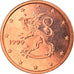 Finlandia, 2 Euro Cent, 1999, Vantaa, FDC, Acciaio placcato rame, KM:99