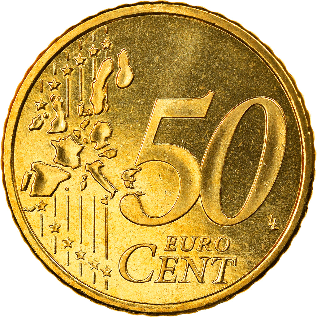 Finlandia, 50 Euro Cent, 1999, Vantaa, FDC, Ottone, KM:103
