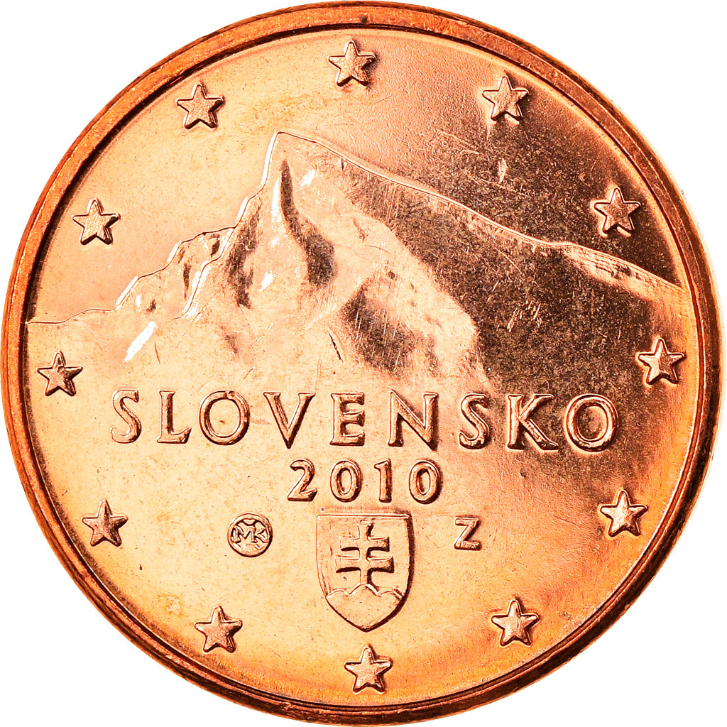 Slovakia, Euro Cent, 2010, Kremnica, MS(65-70), Copper Plated Steel, KM:95