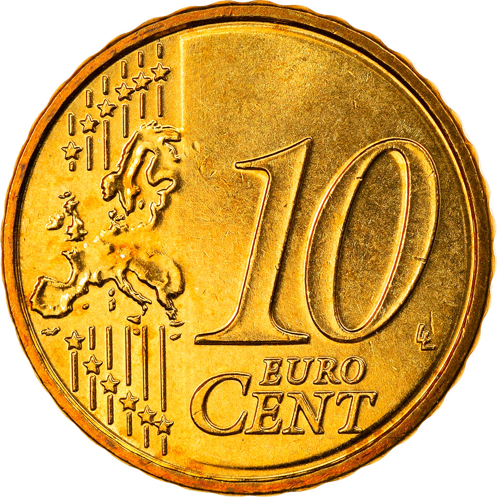 Slowakei, 10 Euro Cent, 2010, Kremnica, STGL, Messing, KM:98