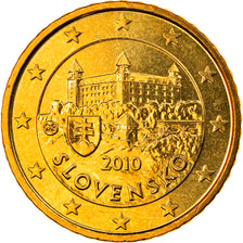 Slowakei, 50 Euro Cent, 2010, Kremnica, STGL, Messing, KM:100