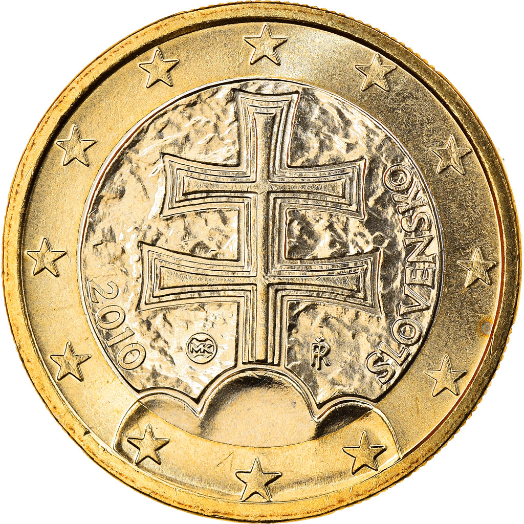 Slovakia, Euro, 2010, Kremnica, MS(65-70), Bi-Metallic, KM:101