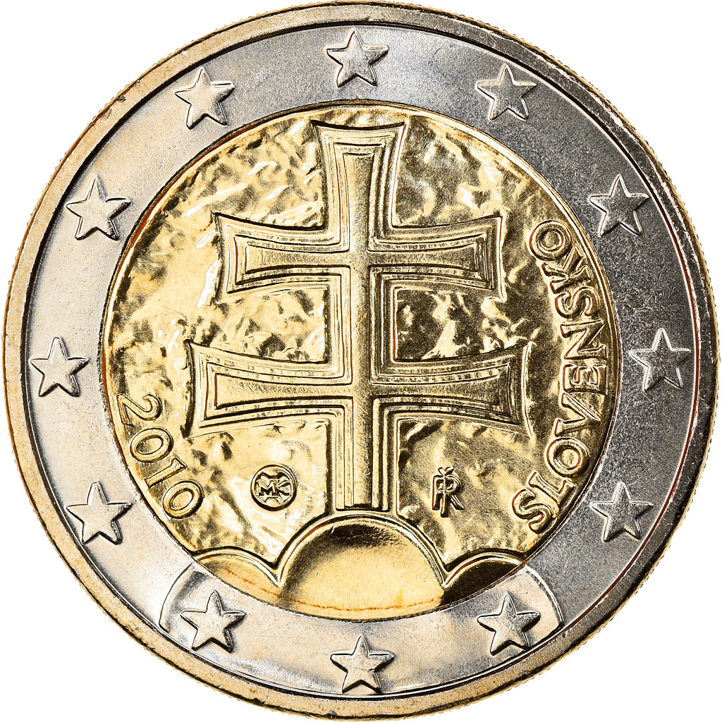 Slovakia, 2 Euro, 2010, Kremnica, MS(65-70), Bi-Metallic, KM:102