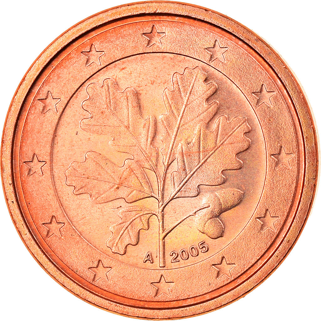 GERMANIA - REPUBBLICA FEDERALE, Euro Cent, 2005, Berlin, FDC, Acciaio placcato