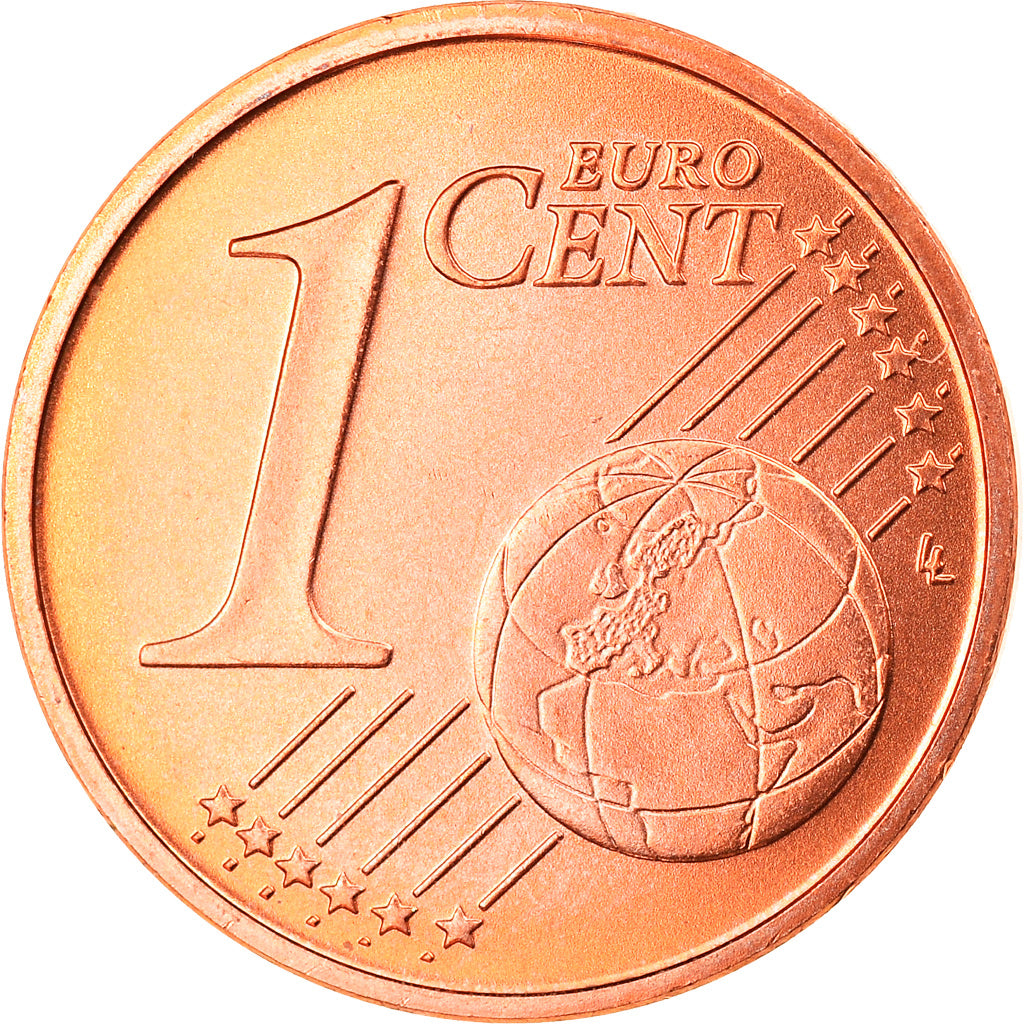ALEMANHA - REPÚBLICA FEDERAL, Euro Cent, 2005, Munich, MS(65-70), Aço Cromado
