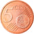 GERMANIA - REPUBBLICA FEDERALE, 5 Euro Cent, 2005, Munich, FDC, Acciaio placcato
