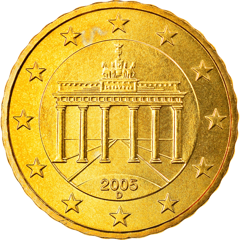 GERMANIA - REPUBBLICA FEDERALE, 10 Euro Cent, 2005, Munich, FDC, Ottone, KM:210