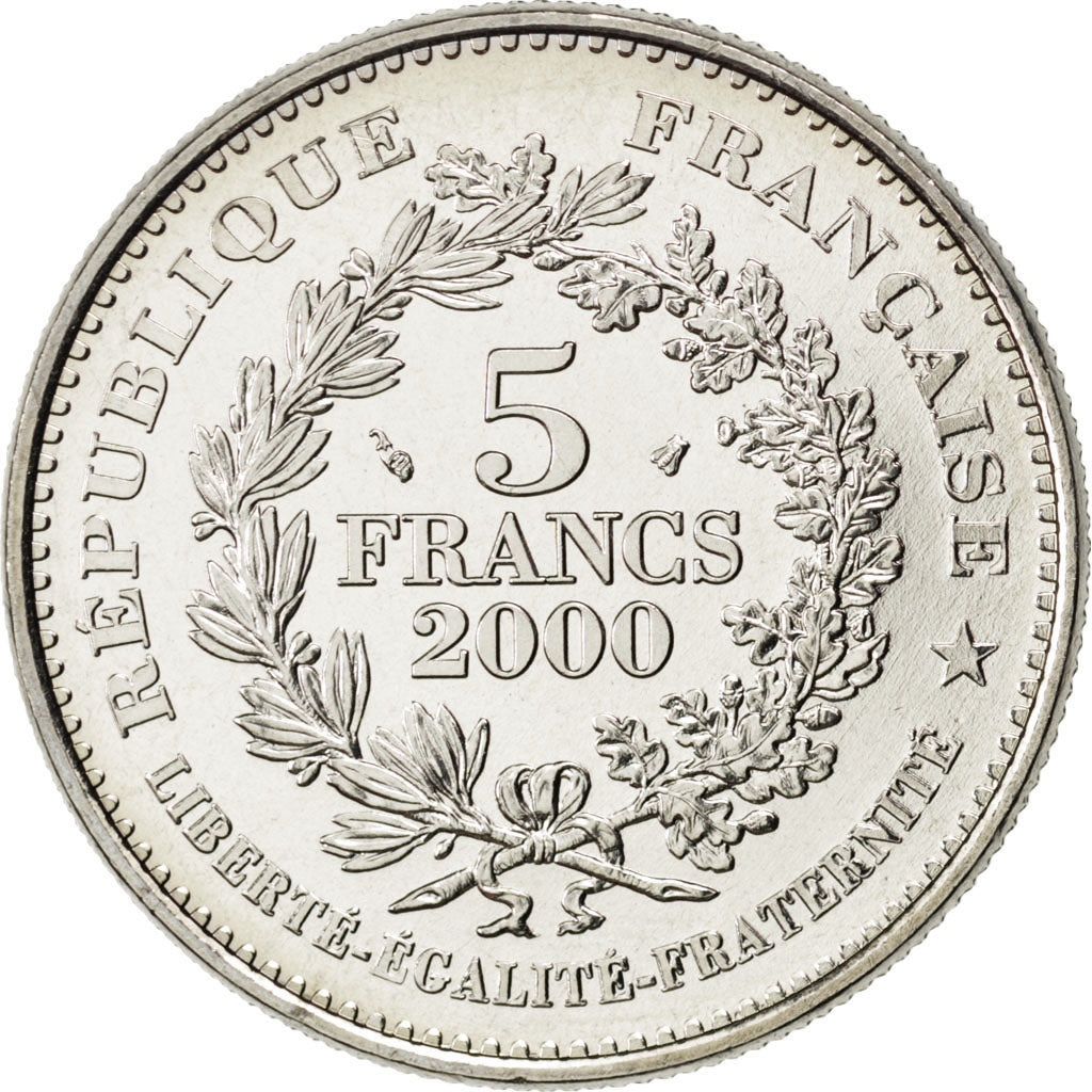 FRANCE, Marianne révolutionnaire, 5 Francs, 2000, Paris, KM #1965, MS(63), C...