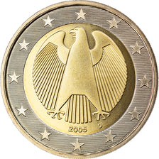 GERMANY - FEDERAL REPUBLIC, 2 Euro, 2005, Munich, MS(65-70), Bi-Metallic, KM:214