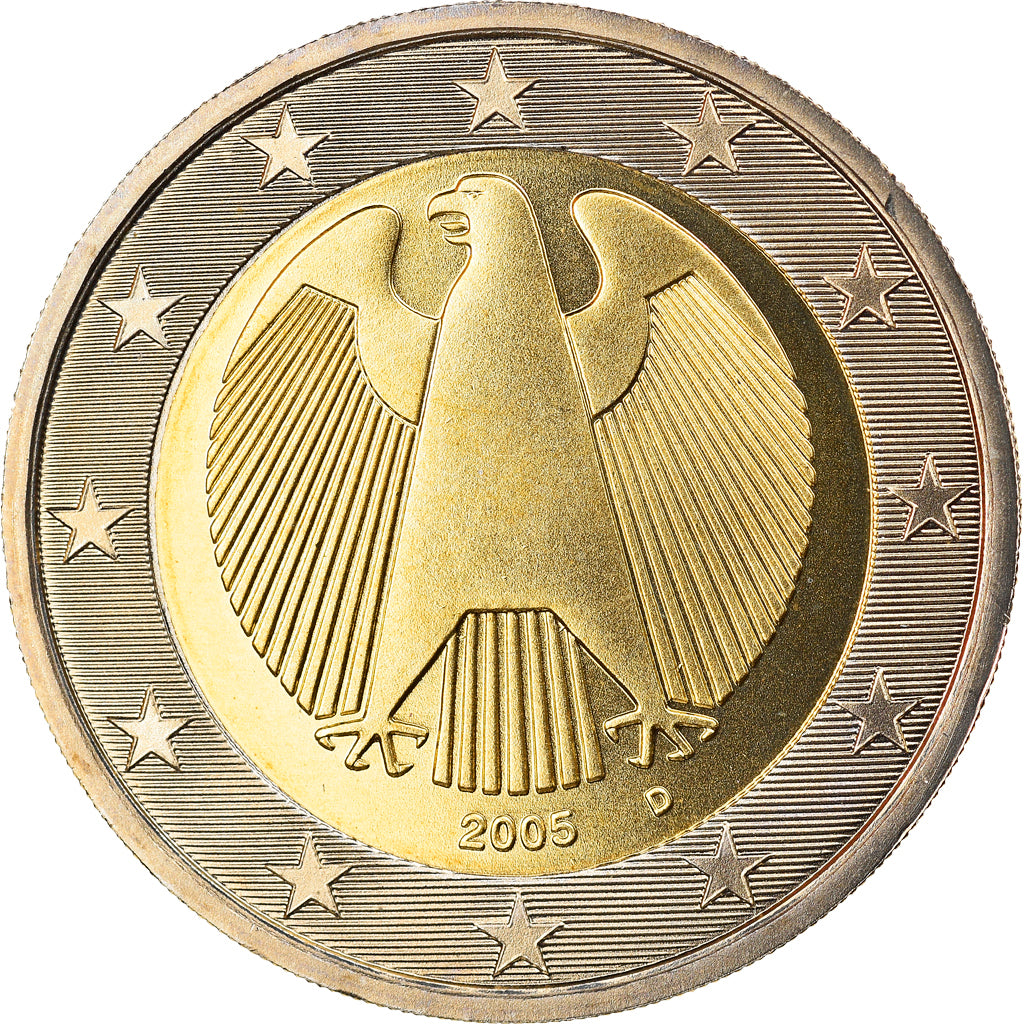 République fédérale allemande, 2 Euro, 2005, Munich, FDC, Bi-Metallic, KM:214