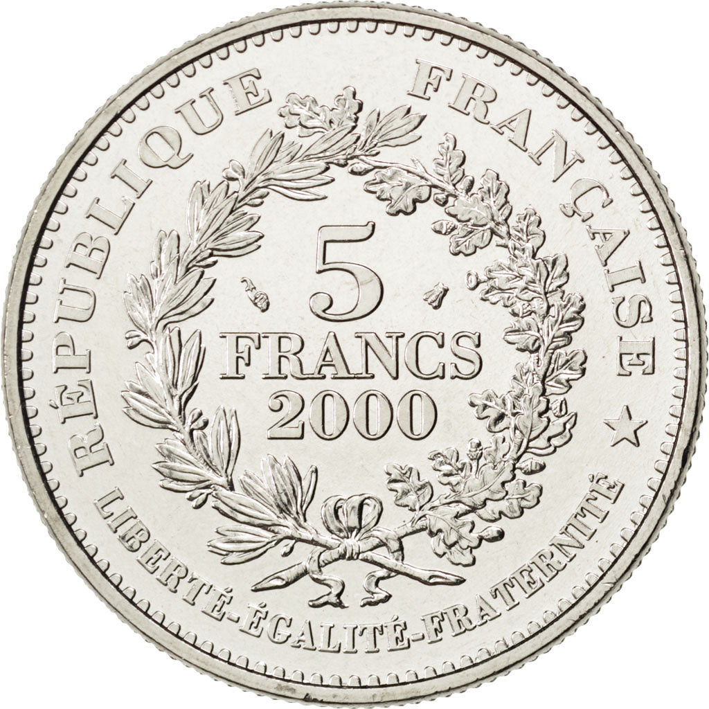 FRANCE, Marianne de la III République, 5 Francs, 2000, Paris, KM #1966, MS(63),