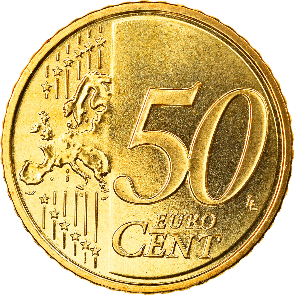 Slovenia, 50 Euro Cent, 2009, MS(65-70), Brass, KM:73
