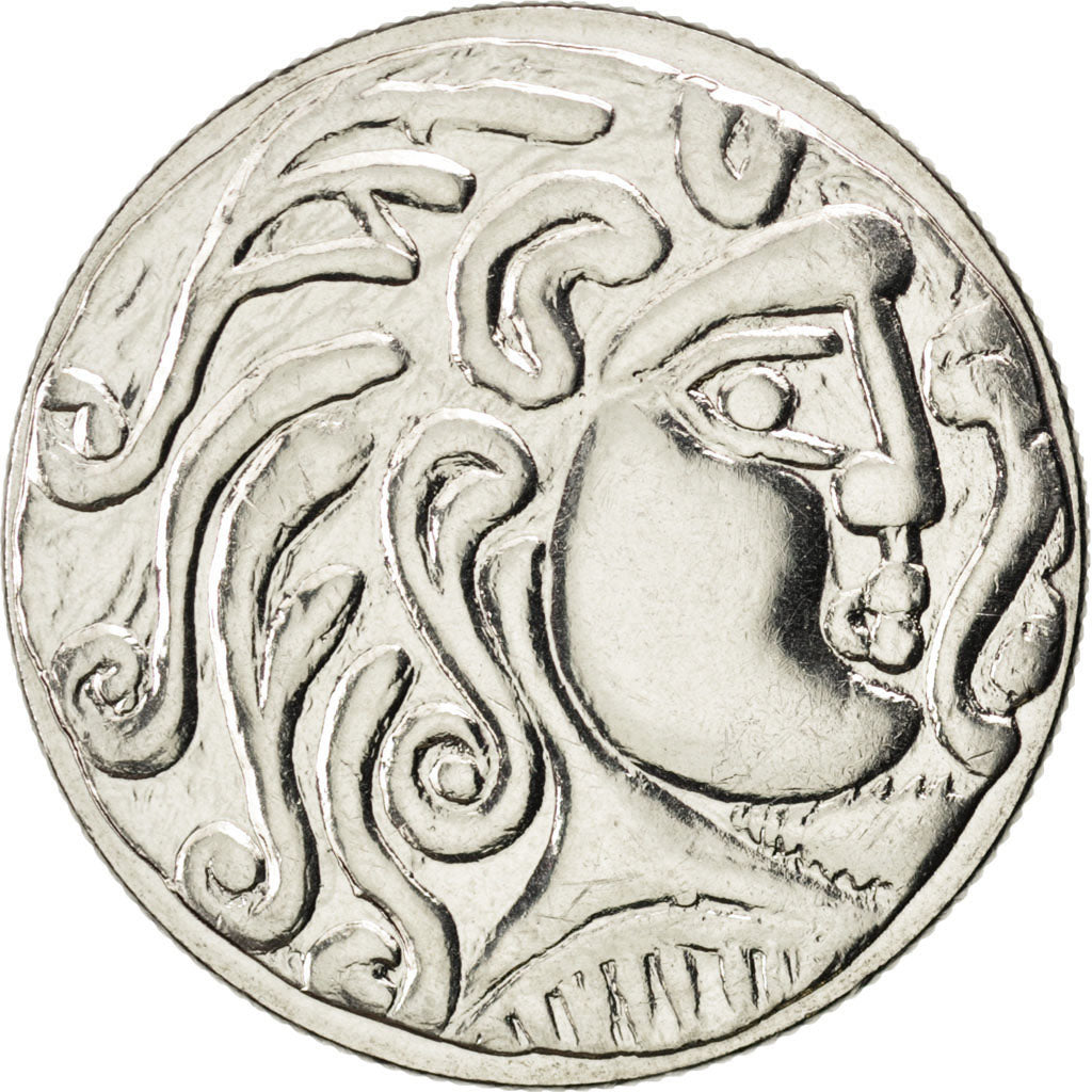 FRANCE, 5 Francs, 2000, KM #1222, MS(63), Cupro-nickel, 10.00