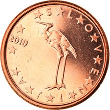 Slovenia, Euro Cent, 2010, FDC, Acciaio placcato rame, KM:68