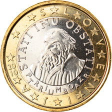 Slovenia, Euro, 2010, MS(65-70), Bi-Metallic, KM:74