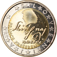 Slovenia, 2 Euro, 2010, Vantaa, MS(65-70), Bi-Metallic, KM:75