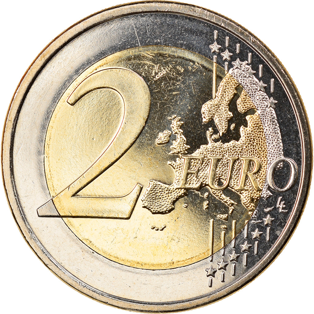 Slovenia, 2 Euro, 2010, Vantaa, MS(65-70), Bi-Metallic, KM:75
