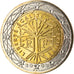France, 2 Euro, 2003, Paris, MS(65-70), Bi-Metallic, KM:1289