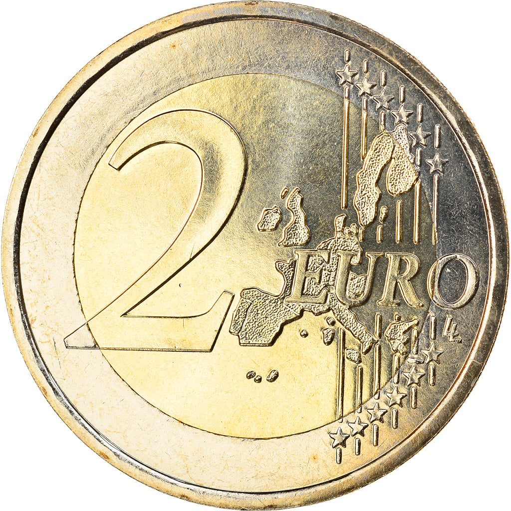 France, 2 Euro, 2003, Paris, MS(65-70), Bi-Metallic, KM:1289