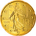 France, 20 Euro Cent, 2006, Paris, MS(65-70), Brass, KM:1286