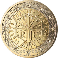 France, 2 Euro, 2006, Paris, MS(65-70), Bi-Metallic, KM:1289