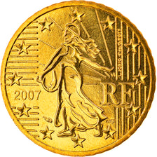 France, 50 Euro Cent, 2007, Paris, FDC, Laiton, KM:1412