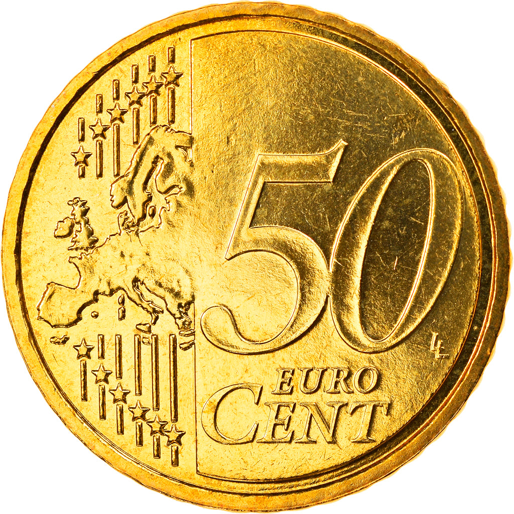 France, 50 Euro Cent, 2007, Paris, FDC, Laiton, KM:1412