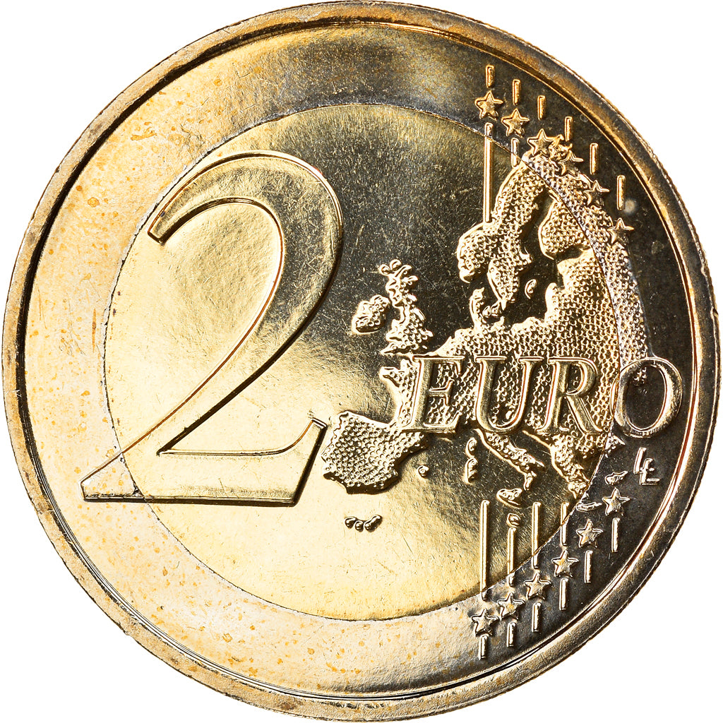 France, 2 Euro, 2008, Paris, MS(65-70), Bi-Metallic, KM:1414