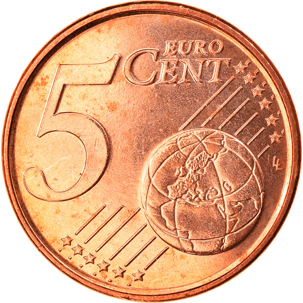 Belgium, 5 Euro Cent, 2002, Brussels, MS(65-70), Copper Plated Steel, KM:226