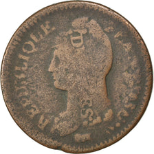 Directoire, Un Décime refrappage du 2 Décimes