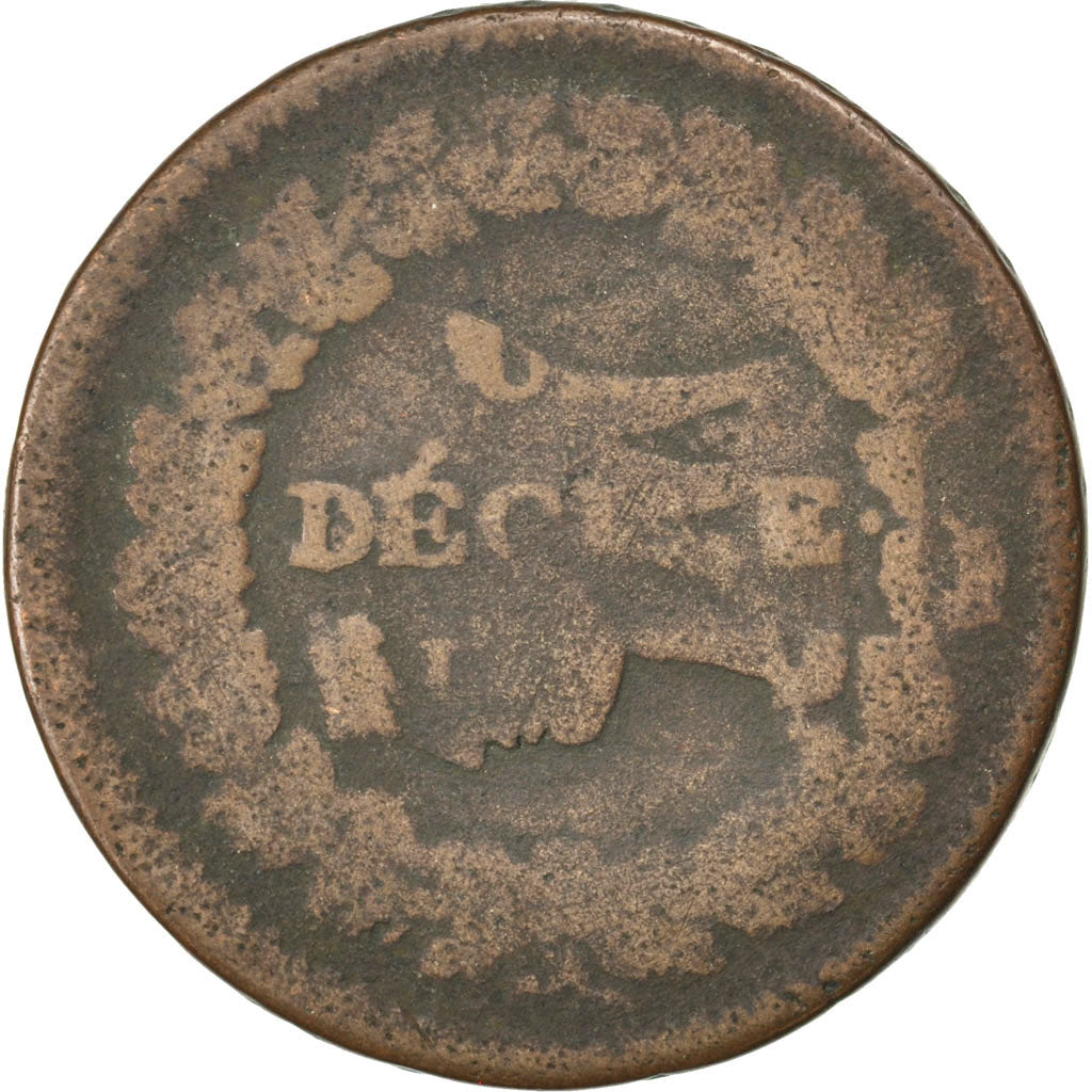 Directoire, Un Décime refrappage du 2 Décimes